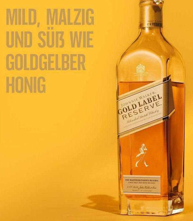 Johnnie Walker Gold Label (0,7l) für 31,49€ (statt 43€)