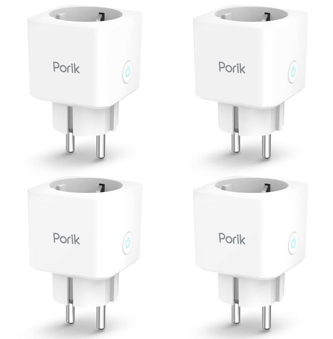 4x Porik SP12 WLAN Steckdose mit 16A & App Anbindung für 24,99€ (statt 50€)