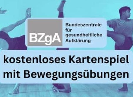 BZgA: Kostenloses Kartenspiel zur Bewegungsförderung
