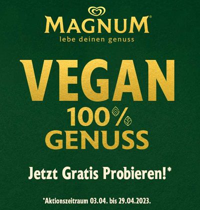 Magnum Vegan gratis ausprobieren