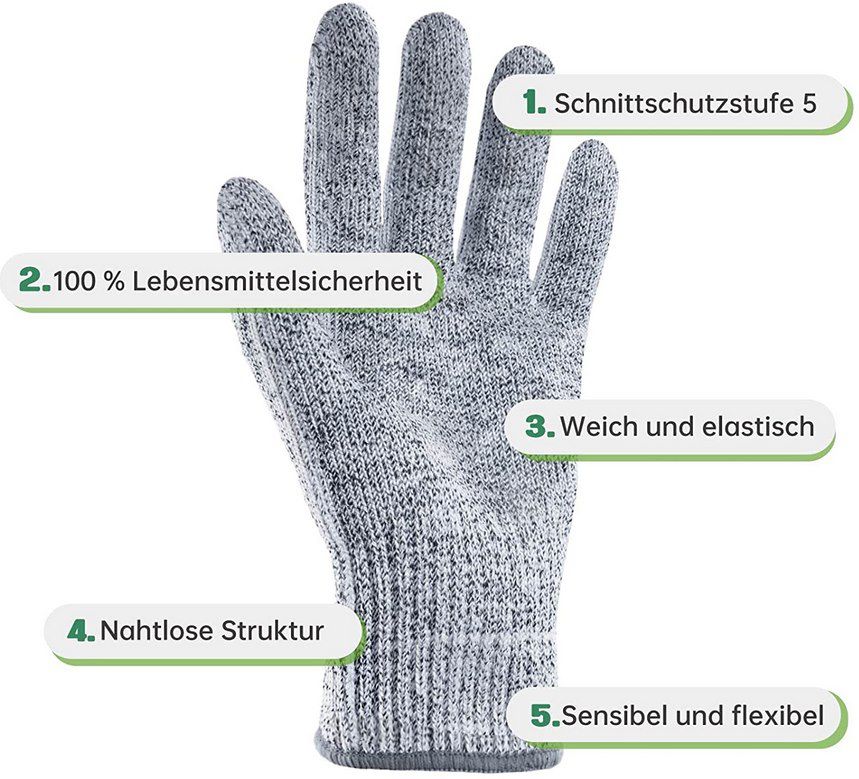 50% Rabatt: Schnittschutzhandschuhe z.B. 2 Paar für 7,49€   Prime