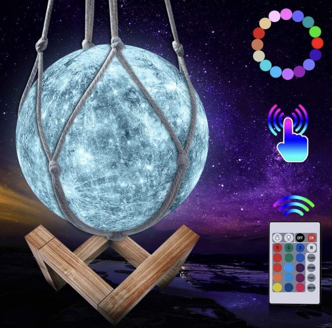 45% Rabatt auf LED Mondlampen z.B. Venus, Mars, Saturn für je 12,64€ (statt 23€)