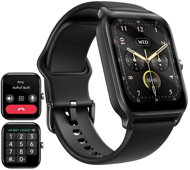 Smartwatch mit 1,8 Zoll Display mit SpO2  & Herzfrequenzmesser für 24,99€ (statt 50€)