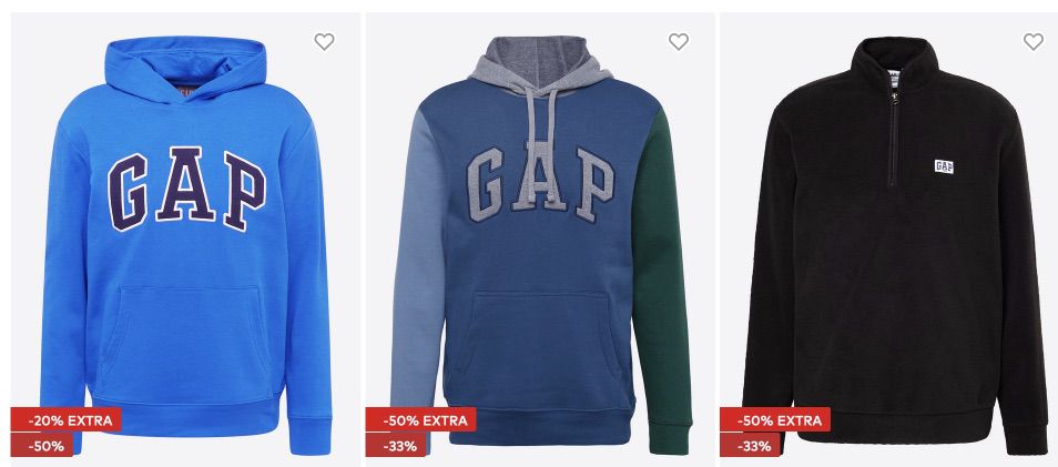 GAP Sweatshirts ab 13,93€   über 150 Modelle