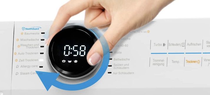 Midea Waschtrockner 8/6kg mit Steam Care für 489€ (statt 549€)