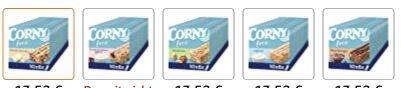 10x versch. Corny Free Sorten (je 6x 20g) für 12,81€ (statt 17€)