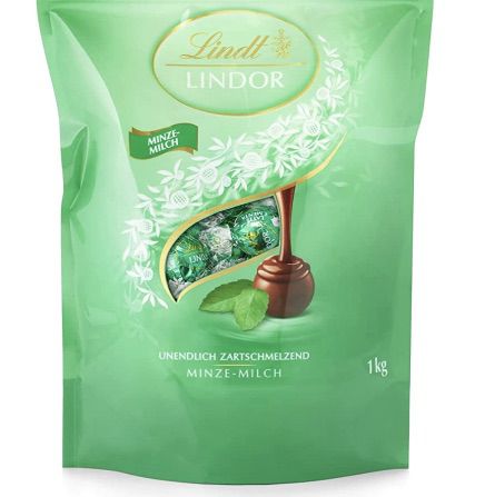 1kg Lindt Lindor Kugeln Minze ca. 80 Kugeln für 19,99€ (statt 34€)