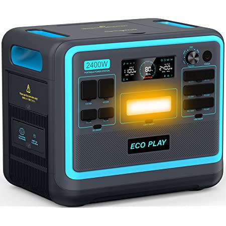 Eco Play Powerstation mit 2.048Wh / 640.000mAh LiFePO4 für 1.071€ (statt 1.500€)