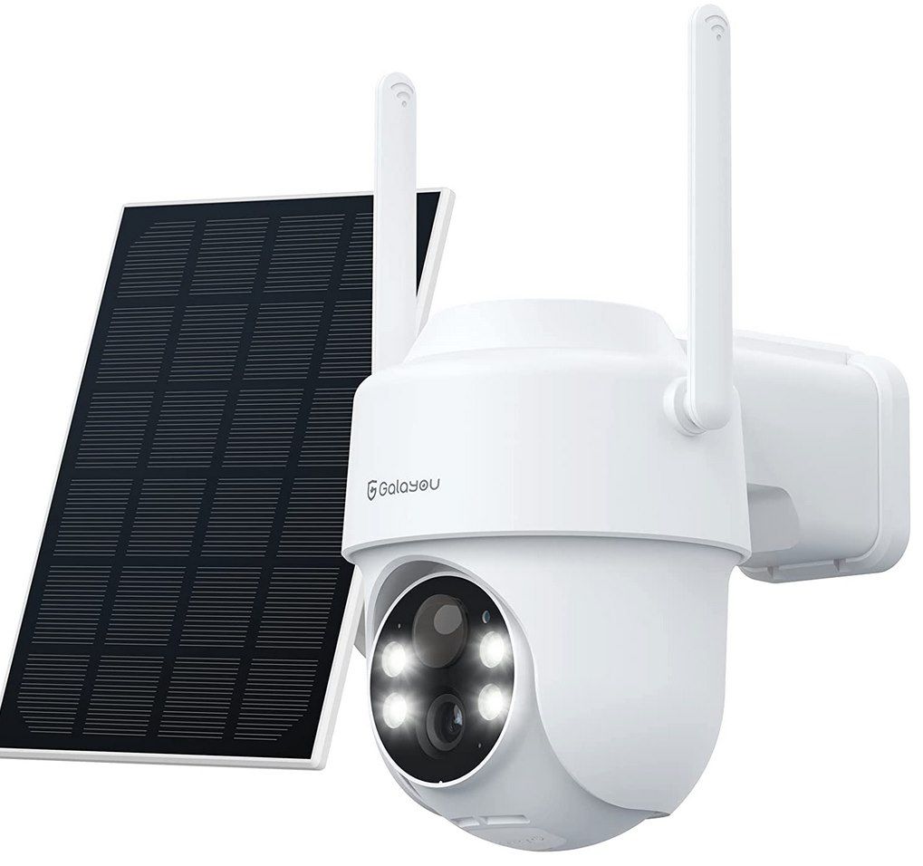 GALAYOU R1 2K PTZ Überwachungskamera mit Solarpanel für 39,94€ (statt 60€)