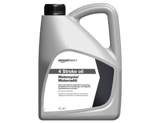 4L Amazon Basics 4 Takt Motorrad  und Gartengeräteöl 10W 40 für 22,25€ (statt 32€)