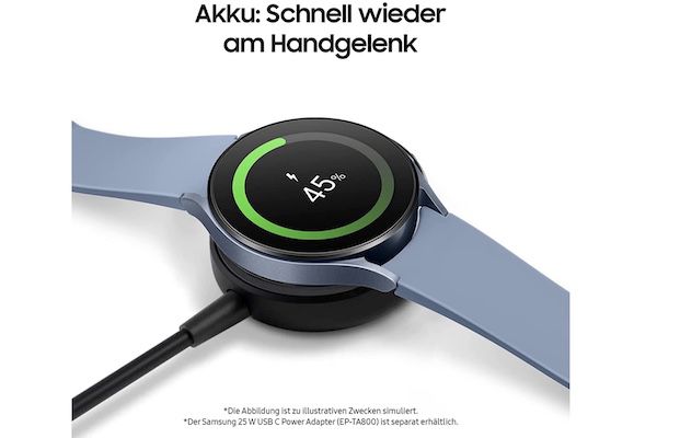 Samsung Galaxy Watch5 Bluetooth Smartwatch mit 44mm für 177€ (statt 203€)