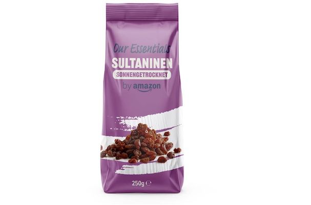 250g sonnengetrocknet by Amazon Sultaninen für 0,87€