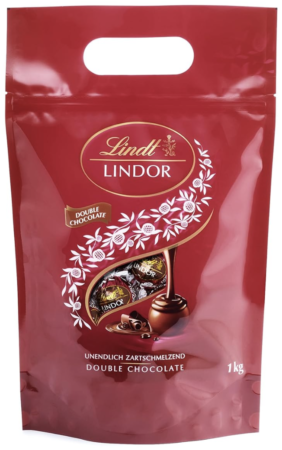 1kg Lindt LINDOR Schokoladen Double Chocolate für 17,99€ (statt 35€)