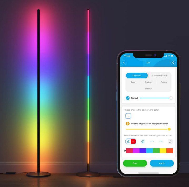 💡Govee RGBIC LED Stehlampe mit App Steuerung für 59,99€ (statt 90€)
