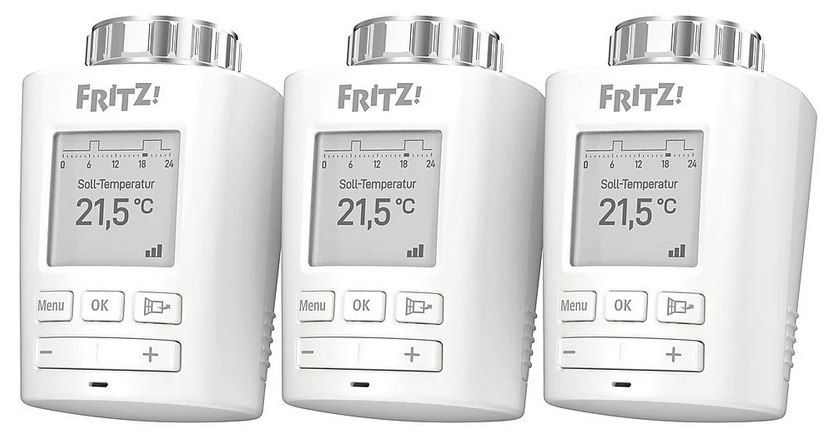 5x AVM Fritz DECT 301   intelligenter Heizkörperregler für 199,95€ (statt 225€)