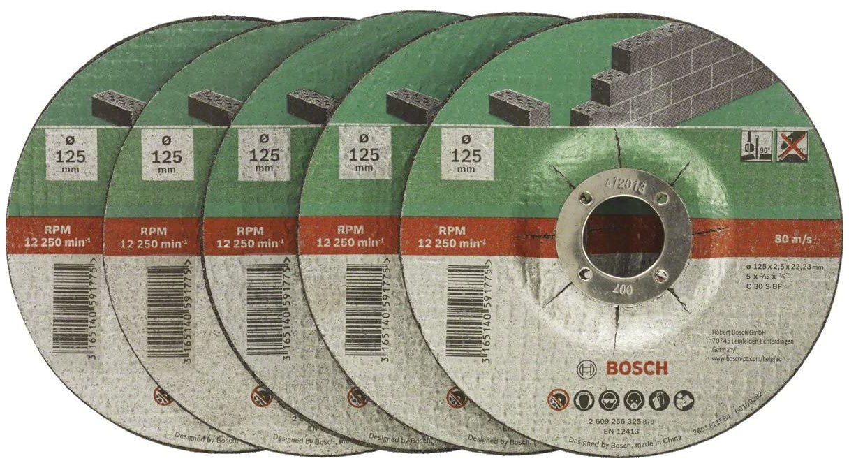 Bosch Trennscheiben Set gekröpft 5 tlg. für 6,99€ (statt 12€)