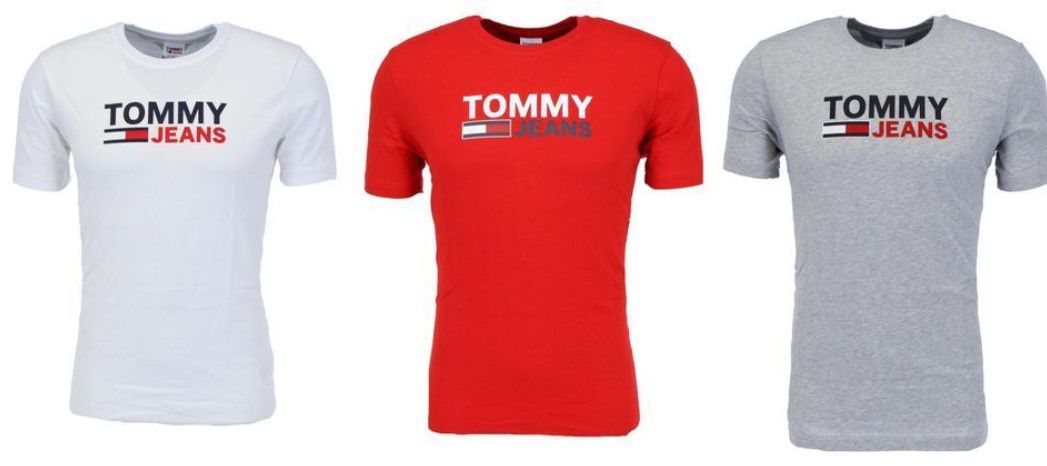 Tommy Jeans TJM Herren Logo T Shirt für je 24,99€ (statt 31€)