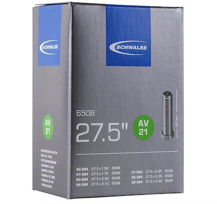 Schwalbe Schlauch 27,5“ AV 21 (650B) für 3,49€ (statt 7€)   Prime