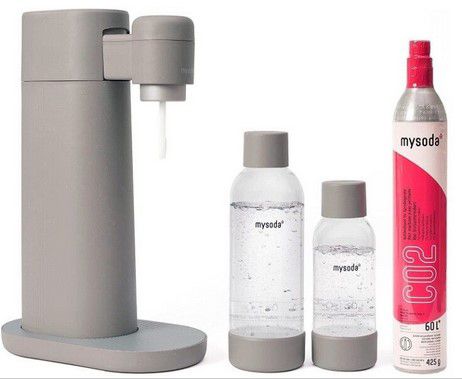 Mysoda Toby Wassersprudler + CO2 Zylinder + 2 Flaschen für 39,99€ (statt 70€)