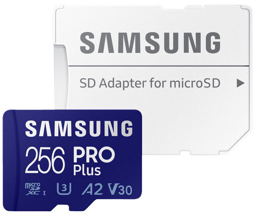 Samsung PRO Plus 256GB microSDXC inkl. SD-Adapter für 19,99€ (statt 25€)