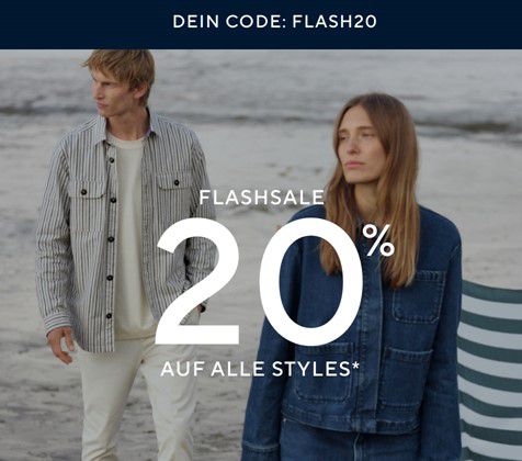 Tom Tailor Flash Sale mit 20% extra Rabatt auf alles &#8211; bis Mitternacht!