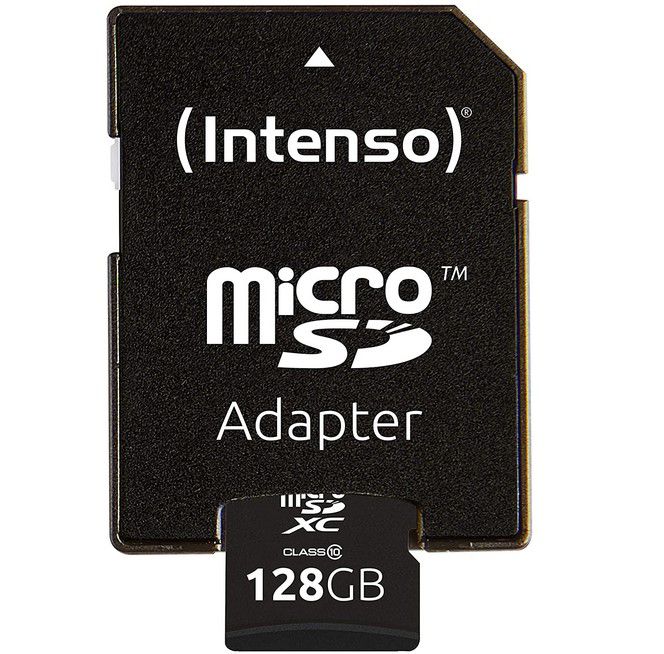 Intenso microSDXC 128GB Speicherkarte für 8,29€ (statt 14€)