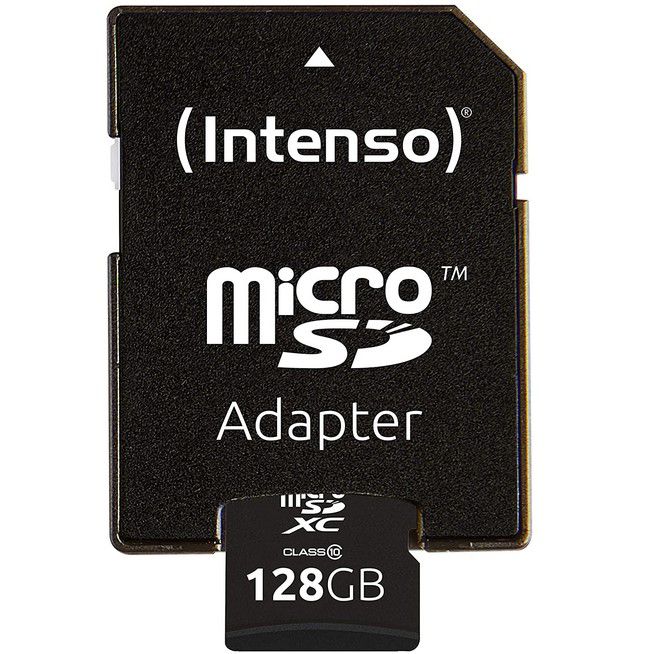 Intenso microSDXC 128GB Speicherkarte für 7,77€ (statt 16€)