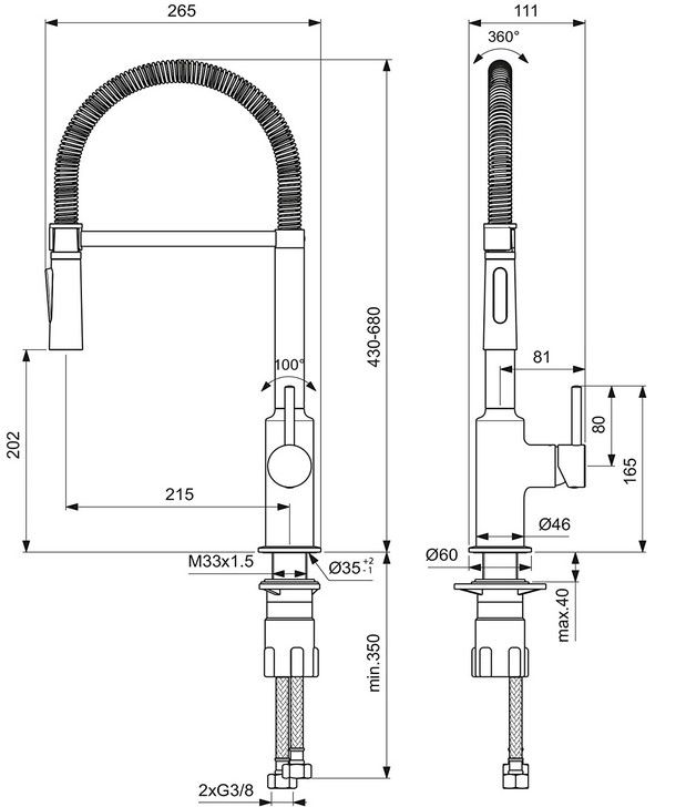 Ideal Standard Ceralook Küchenarmatur für 144,95€ (statt 215€)