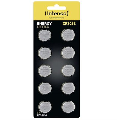 10er Pack Intenso Energy Ultra Lithium Knopfzelle CR2032 für 3€ (statt 6€)   Prime