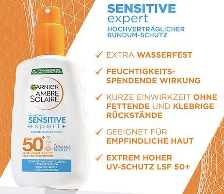Garnier Sonnenschutz Spray mit LSF 50+ ab 7,96€ (statt 10€)