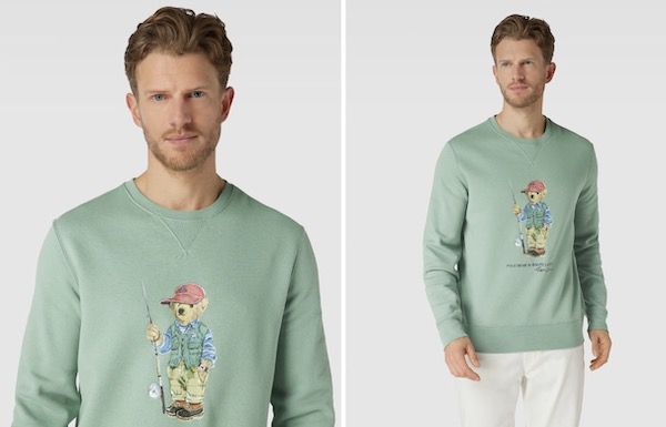 Polo Ralph Lauren Polo Bear Sweatshirt in Mint für 149,99€ (statt 199€)