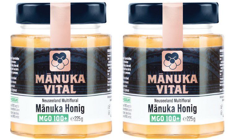 Manuka Honig 100+  2 x 225g Neuseeland für 19,99€ (statt 31€)
