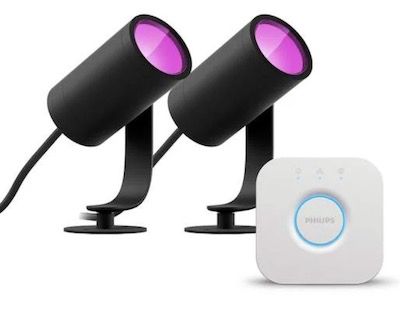 Philips Hue Outdoor Sale   z.B. 2x Wandfluter für 250,89€ (statt 290€)