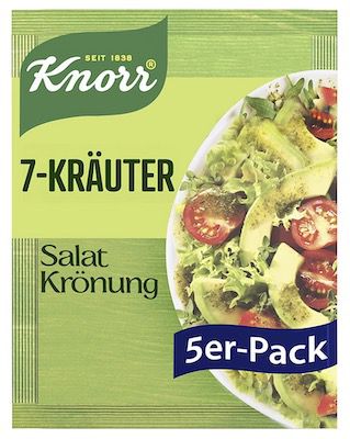 70x Knorr Salatkrönung 7 Kräuter für ein leckeres Salatdressing für 9,40€ (statt 18€)