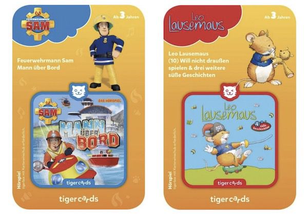 4x Tigercard Hörspiele für nur 10€ (statt 24€)