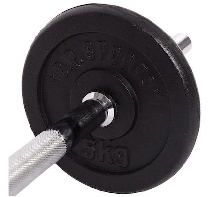 C.P. Sports 25kg Langhantelset mit Koffer für 44,99€ (statt 70€)