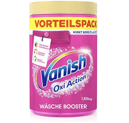 1,65kg Vanish Oxi Action Pulver Pink Fleckenentferner ab 8,95€ (statt 15€)