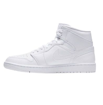 Nike Air Jordan 1 Mid Herren Sneaker in Triple-White für 95€ (statt 130€)