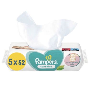 👶 260er Pack Pampers Sensitive Baby Feuchttücher für 3,99€ (statt 6€)