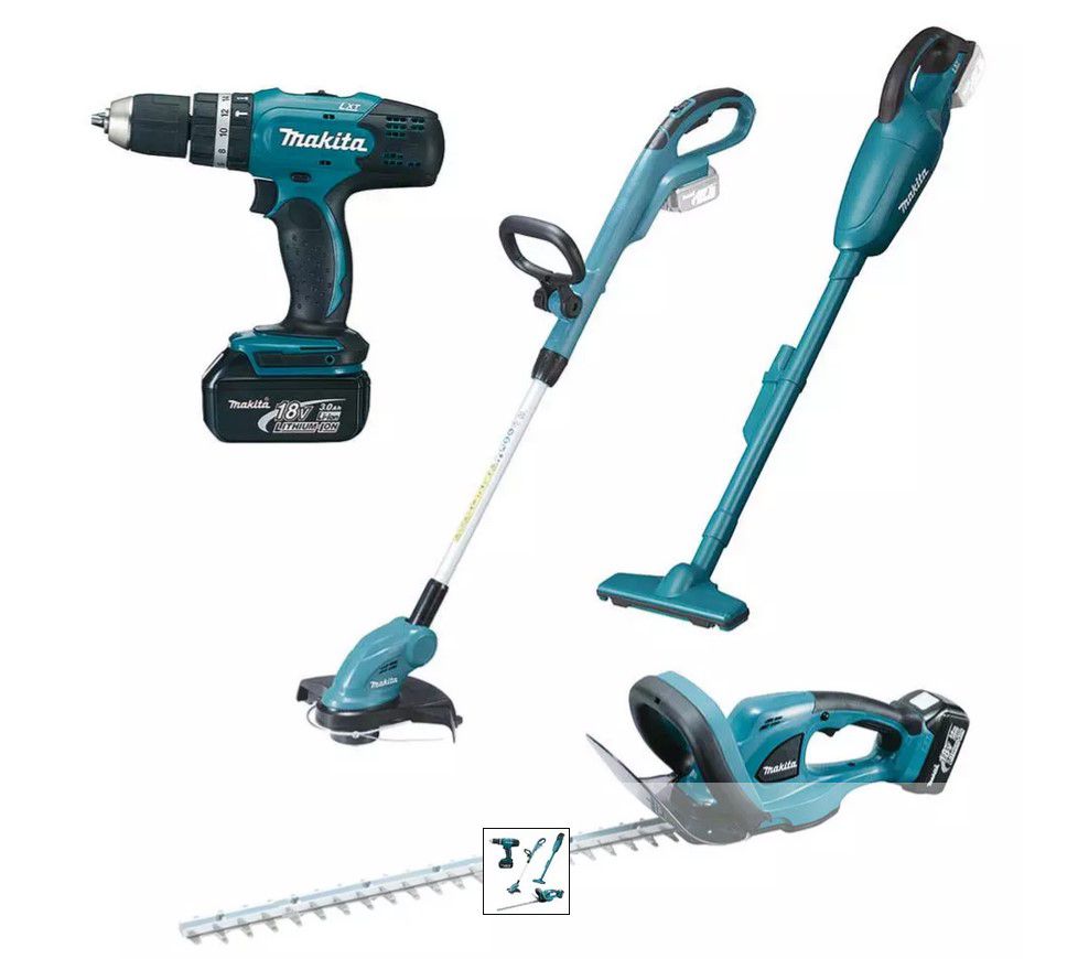 Makita Spezial 18V Akku Bundle mit 4 Werkzeugen für 333,95€ (statt 390€)