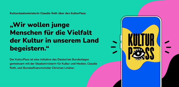 KulturPass: 100€ Kultur Guthaben für junge Erwachsene