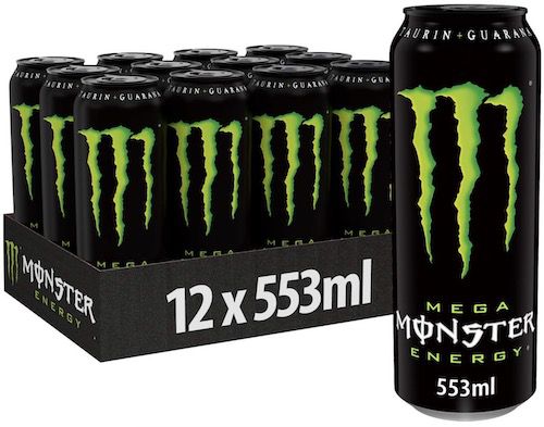 12x Monster Energy koffeinhaltiger Energy Drink (0,55 L) für 13,49€ zzgl. Pfand