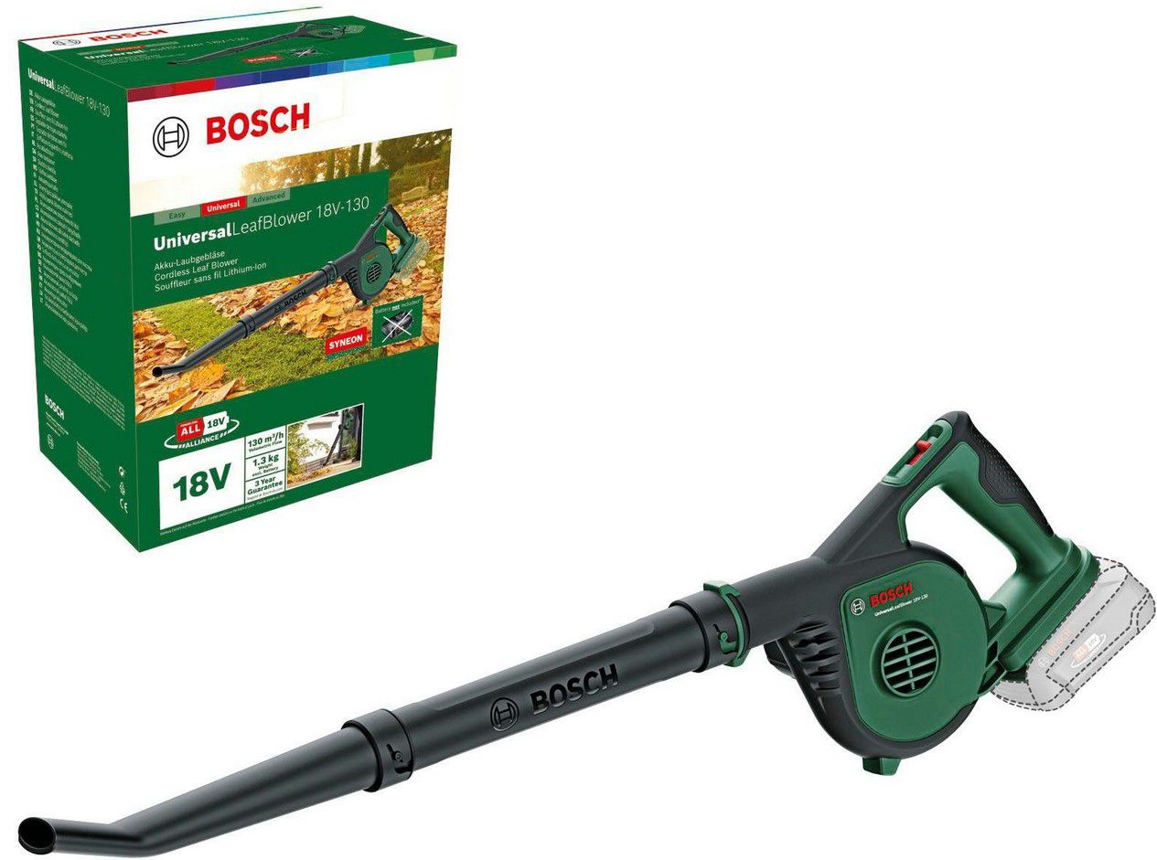 Bosch Universal LeafBlower 18V 130 Akku Laubbläser für 64,65€ (statt 78€)