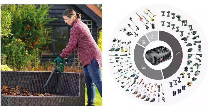 Bosch Universal LeafBlower 18V 130 Akku Laubbläser für 64,65€ (statt 78€)