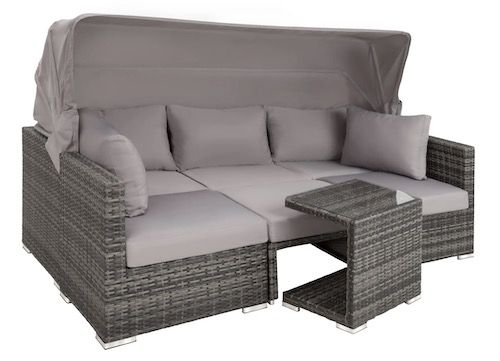 TecTake Garten Sale bis  68% + 10% Extra   z.B. Lounge Set 773,99€ (statt 894€)