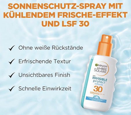 Garnier Invisible Refresh Protect LSF30 ab 6,37€ (statt 10€)