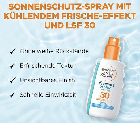 Garnier Invisible Refresh Protect LSF30 ab 6,36€ (statt 10€)