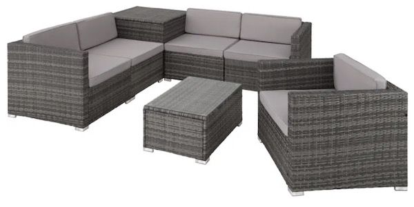 TecTake Garten Sale bis  68% + 10% Extra   z.B. Lounge Set 773,99€ (statt 894€)