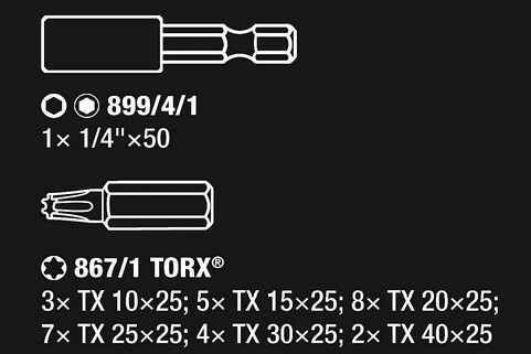 Wera Bit Check 30 TX Universal Sortiment für 13,65€ (statt 17€)