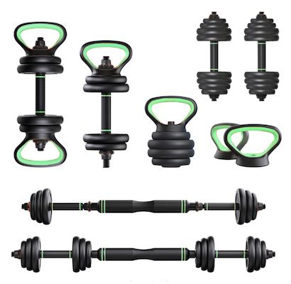 Urban Fitness Six in One Kurz  und Langhantel Set ab 62,99€ (statt 85€)